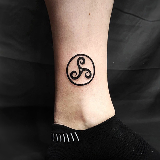 Tatuaje triskel celta