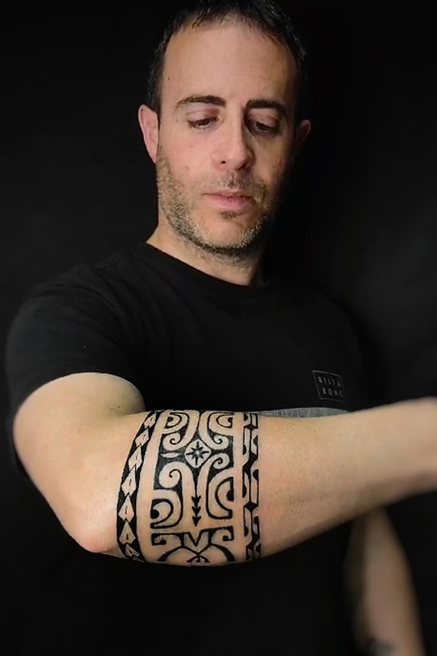 Tatuaje brazalete polinesio